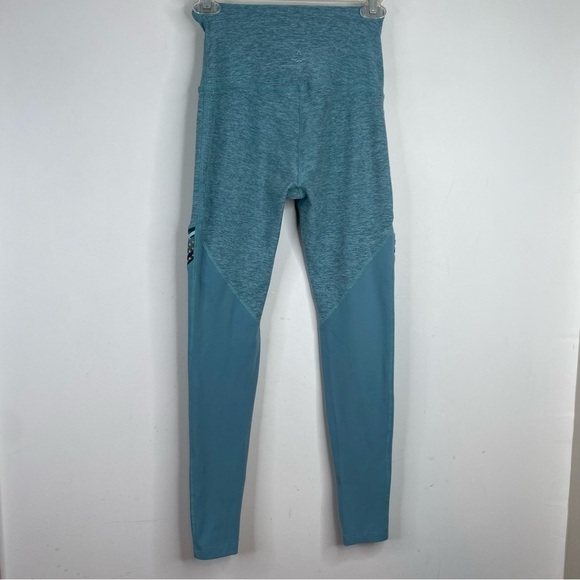 Beyond Yoga All The Filament High Waisted Legging S Sky Blue Yoga Barre Pilates - Picture 4 of 11